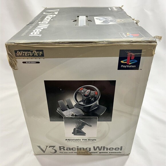 InterAct PlayStation V3 Racing Steering Wheel and Pedals PlayStation Tested - Picture 16 of 16
